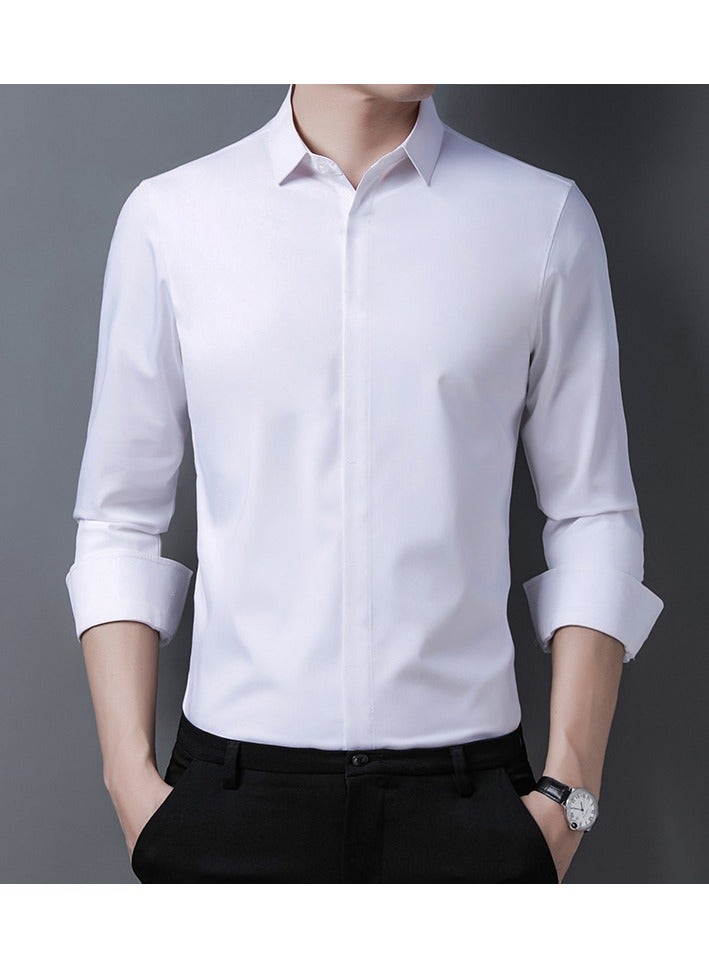 KUYING New Business Casual Long Sleeved Shirt - Image 1