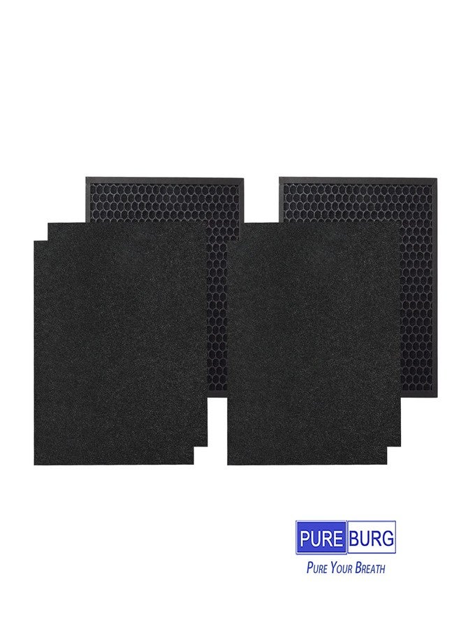 PUREBURG Replacement Filter Compatible with KOIOS EPI209 Air Purifier,2-Pack H13 HEPA 3-Stage Filtration 4 Washable Pre-Filters Air Clean Dust VOCs - Image 4