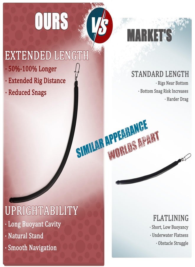 VMSIXVM Dragging Weights for Catfish, Drag Weight Catfishing No Snag Sinker Dragging Drift Weight for Bottom Bouncing, Trolling, Drifting, Snagless Catfish Sinker Weight, Catfishing Tackle and Gear - Image 2