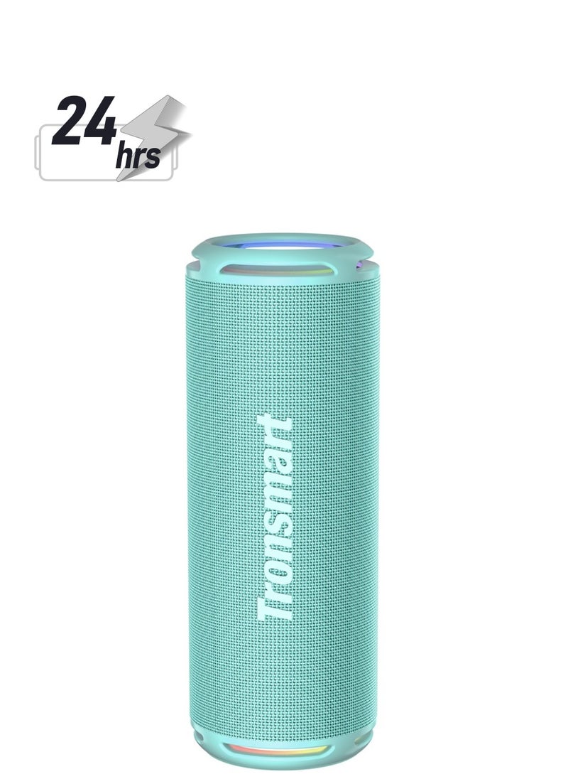 Tronsmart Tronsmart T7 Lite 24W Portable Outdoor Speaker, 24W Stereo Sound with Deep Bass, Bluetooth 5.3, IPX7 Waterproof, 24 Hours of Playtime, Custom EQ via App, Ultra Portable for carry - (Turquoise)  - Image 1
