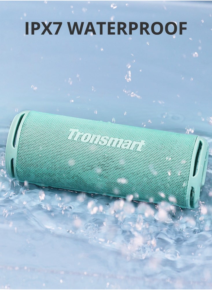 Tronsmart Tronsmart T7 Lite 24W Portable Outdoor Speaker, 24W Stereo Sound with Deep Bass, Bluetooth 5.3, IPX7 Waterproof, 24 Hours of Playtime, Custom EQ via App, Ultra Portable for carry - (Turquoise)  - Image 3