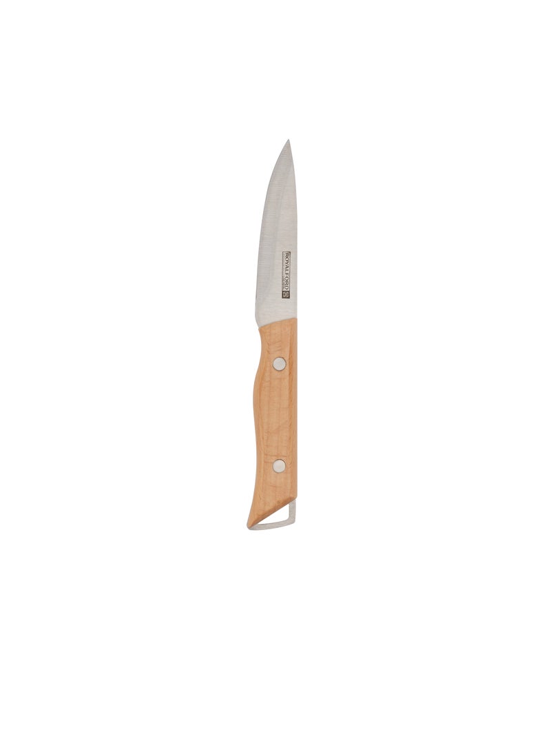 Royalford 4" Paring Knife- RF12093| With Extra-Sharp Stainless Steel Blades with Wooden Handle - Image 2