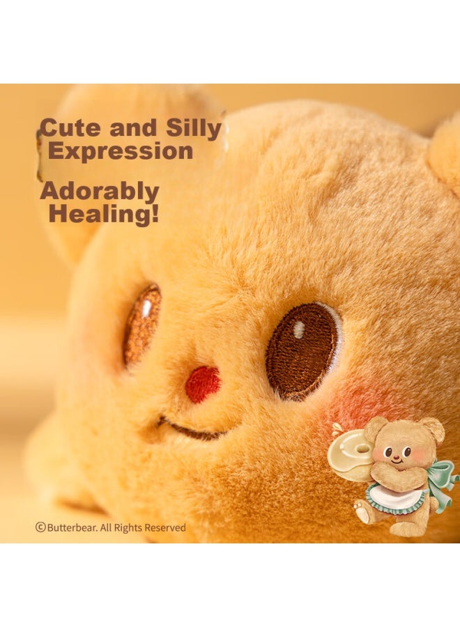 ديلي Deli Yellow Bear حقيبة يد، حقيبة أعمال محشوة لطيفة، حقيبة كتف، تخفيف الألم، نافذة مرئية، حقيبة قابلة للعكس، Hy708 - Image 5