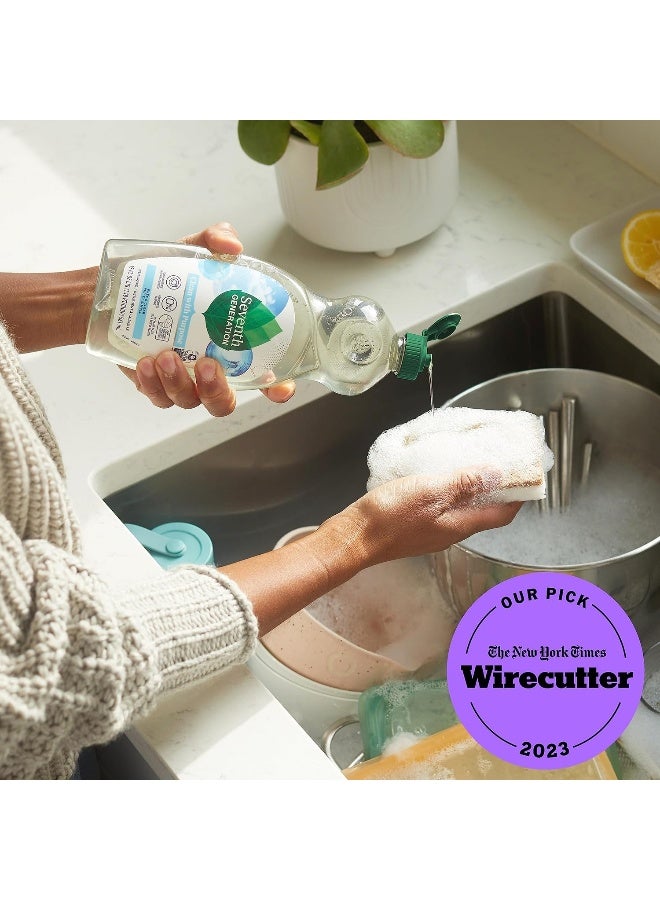 Seventh Generation Dish Liquid Soap Dishwashing Soap Free & Clear Liquid Soap Dish Soap for Sensitive Skin 19 oz, Pack of 6 - Image 2