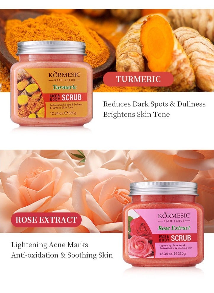 Kormesic Turmeric Body Scrub - Exfoliates & Nourishes - Image 3
