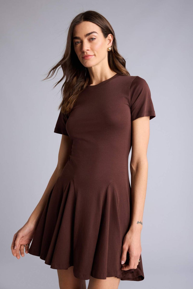 DeFacto A Cut Cotton Mini Dress - Image 4