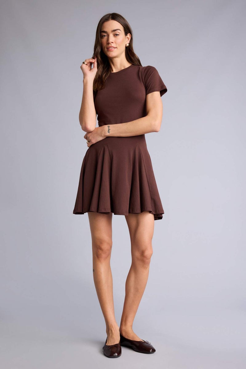 DeFacto A Cut Cotton Mini Dress - Image 3
