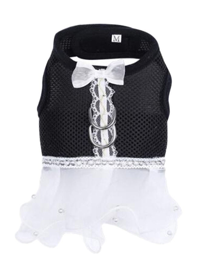 NIBEMINENT Tutu Skirt For Pet Black/White 24x1.50x23cm