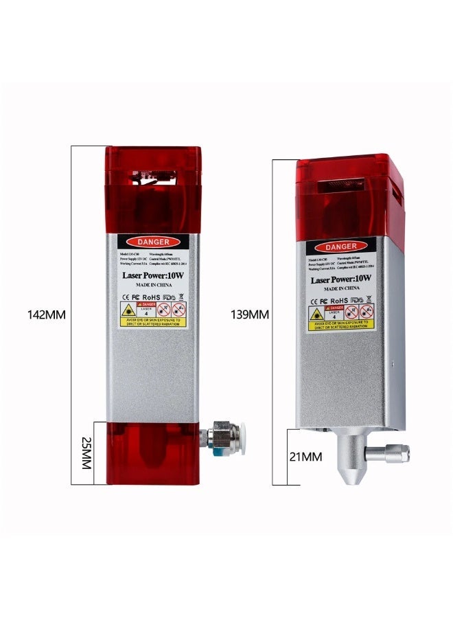 LUNYEE 10W Laser Module With Air Assist Nozzle for CNC  Laser Engraving Machine - Image 5