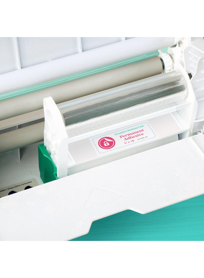 Xyron Permanent Adhesive Refill for the Creative Station & Creative Statio Lite, 5" x 18', Refill Cartridge for Label Maker, Laminator Machine, Home Office & Home School Craft Supplies (AT1605-18) - Image 5