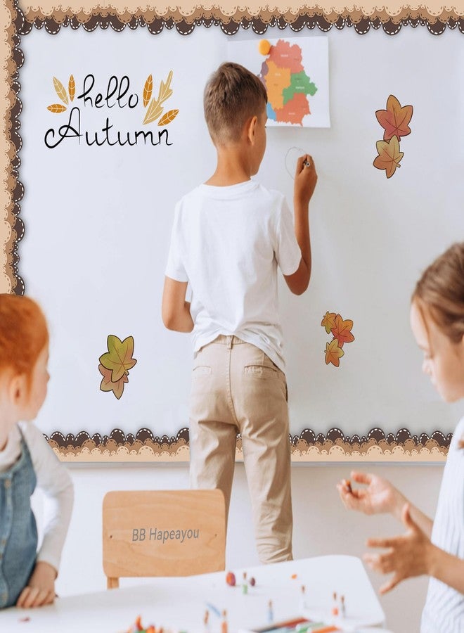 BB Hapeayou Brown Bulletin Board Border 65.6ft Classroom Blackboard Decoration for School/Office/Party - Image 3