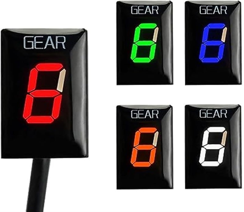 Vuzmode Motorcycle Gear Indicator Display Meter - Image 2
