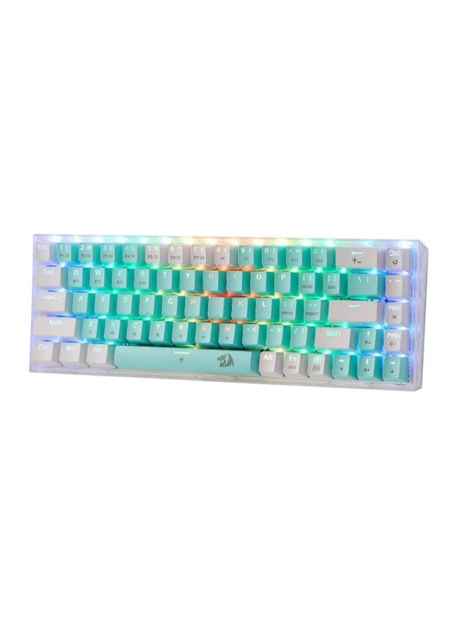 Redragon CASTOR K631 PRO WT 65% Wireless RGB Gaming Keyboard - Image 1