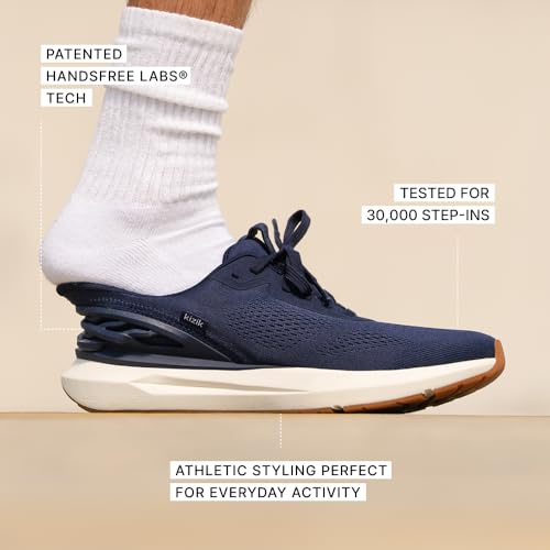 Kizik Athens 2 Slip On Shoes for Men: Comfortable All-Day for Walking, Gym, or Casual Wear, Wide Toe Box Available, Slip in & Stand Out, Hands Free - Naval Academy M9 - Image 4