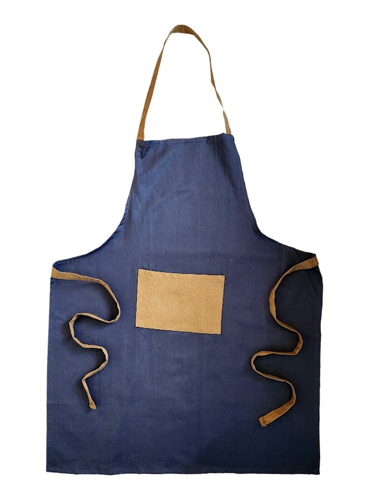 بيفت مريلة المطبخ أوركارد دينم (أزرق وكراميل) - Image 2