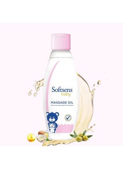 Softsens Daily Baby Skincare Essentials Kit ; Moisturizing Cream Massage Oil Tear Free Baby Wash + Shampoo Lotion ; Safe Naturally Enriched & Paraben Free  - Image 4