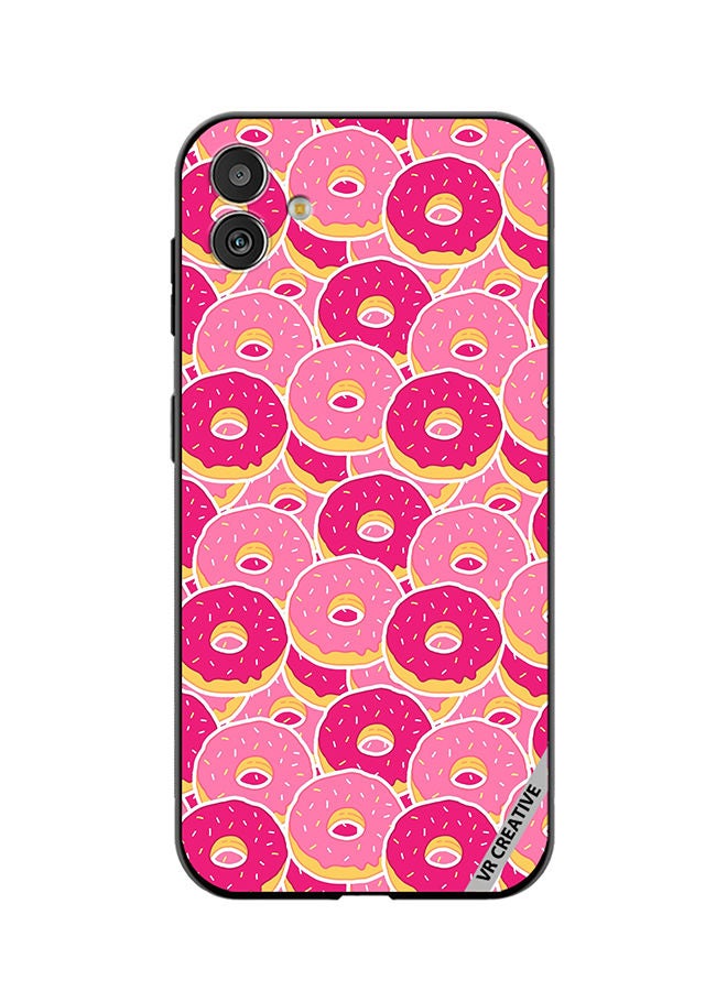 VR CREATIVE Protective Case Cover For Samsung Galaxy M13 5G Pink Donuts Design Multicolour - Image 1