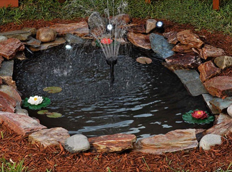 UWIOFF Pond Liner, 20 Mil 7 x 10 Feet Pond Liners for Outdoor Ponds, Black HDPE Fish Pond Liner for Koi Ponds, Streams Fountains and Garden Waterfall - Image 4