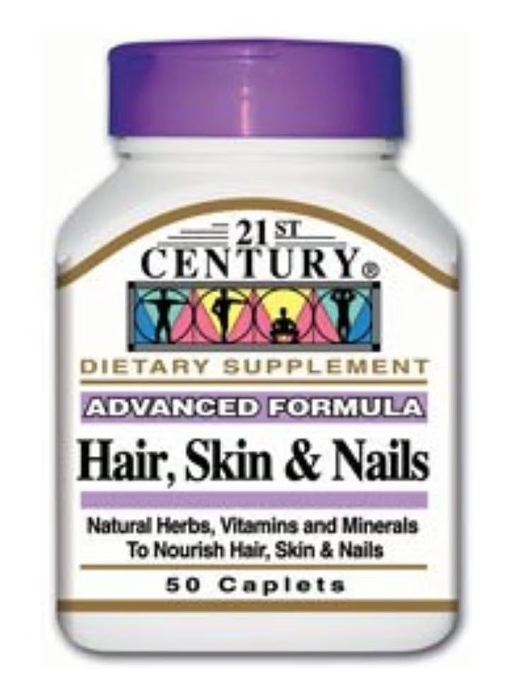 21st Century Hair Skin Nails Caplets 50'S - Image 1