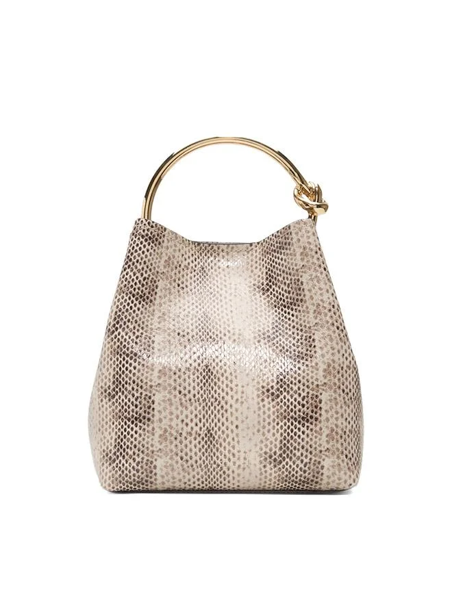 Bienka Ladies Grey Bucket Bag