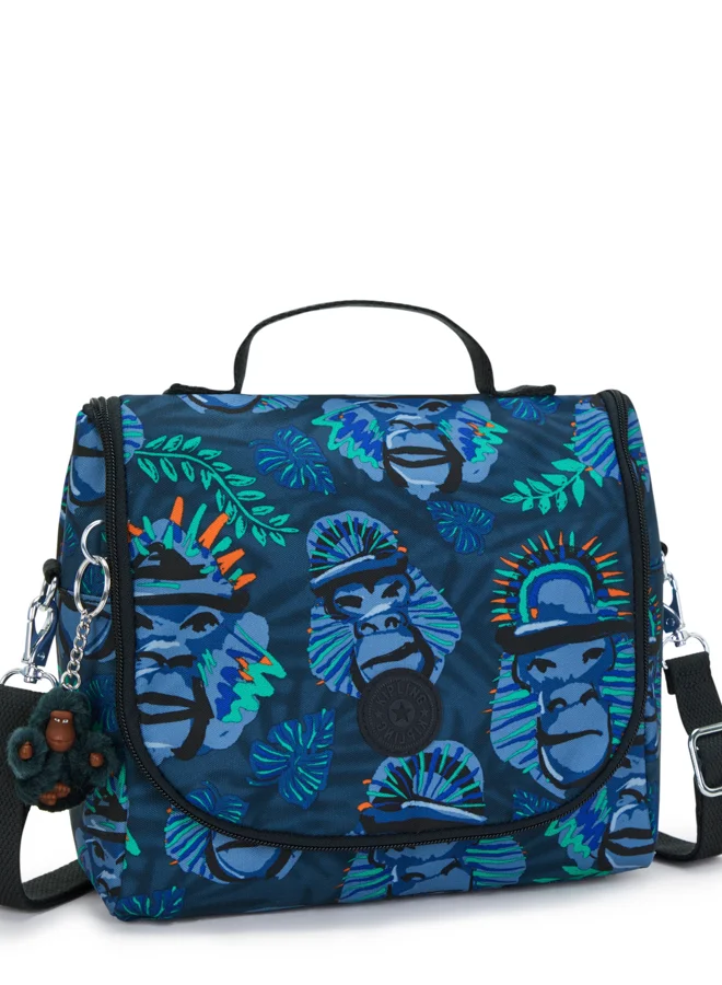 kipling Large lunchbox (with trolley sleeve) Unisex Blue Monkey Fun New Kichirou