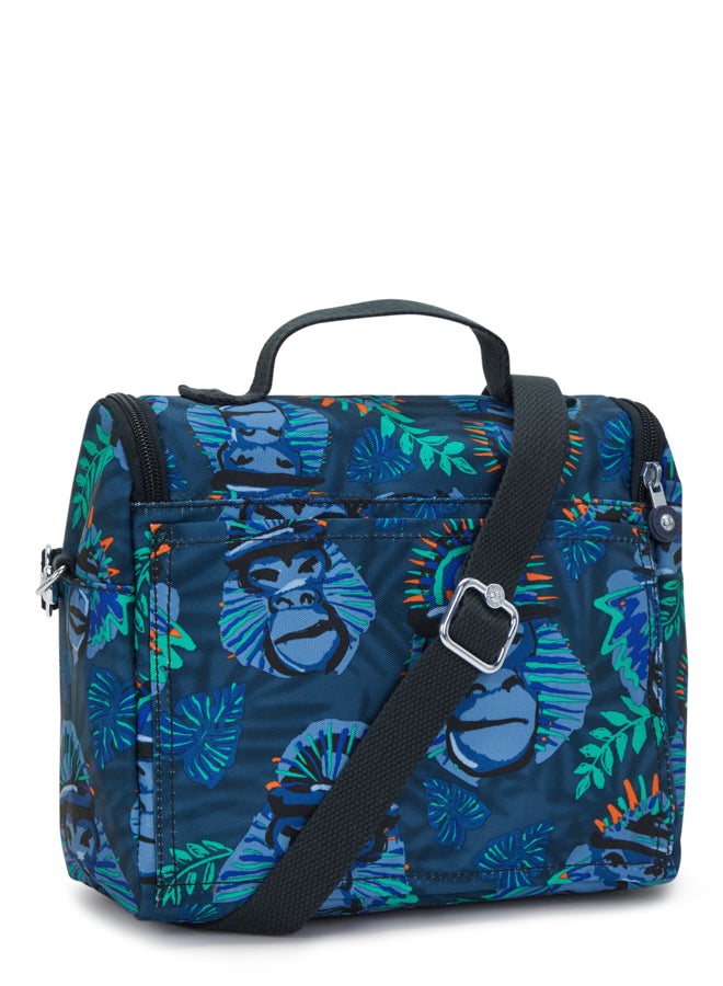 كيبلينغ كيشيرو لانش بوكس كبير (مع جيب ترولي) أزرق قرد مرح للجنسين - Image 2