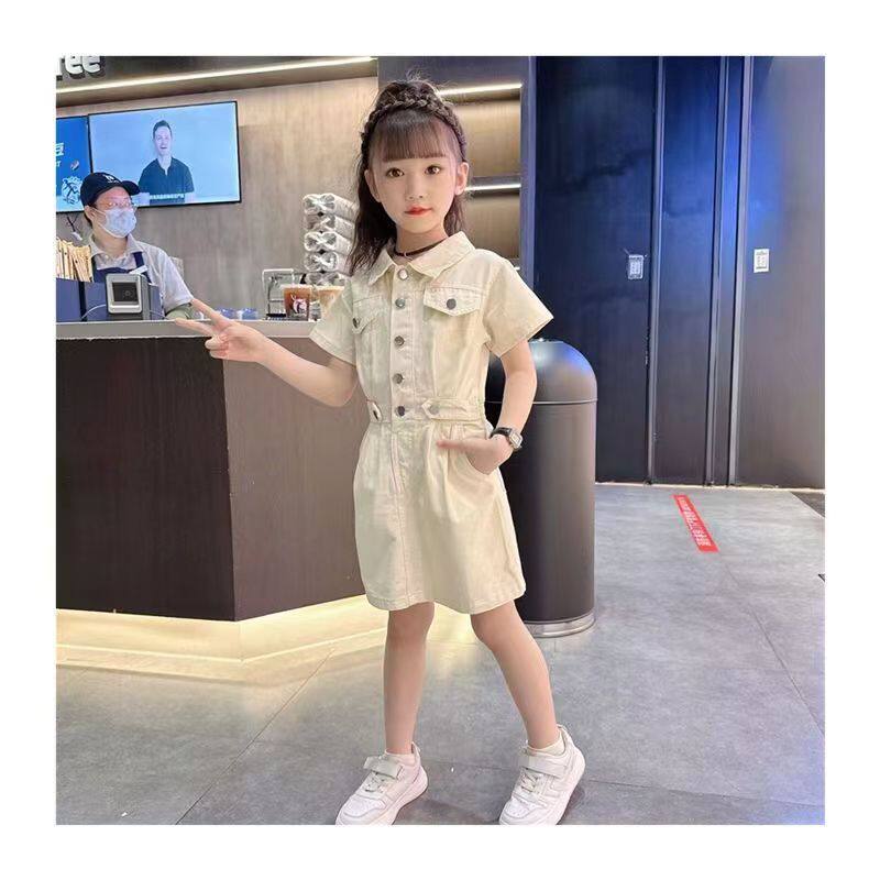 Girls Cargo Short Sleeve Dress - Image 3