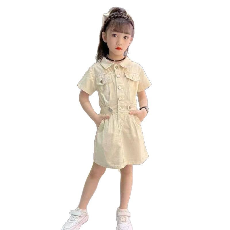 Girls Cargo Short Sleeve Dress - Image 5