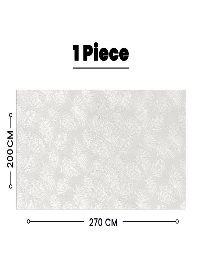 Intex Curtains House - Intexhome  Anallia Linen Rectangle Tablecloth Suitable For Reciption , Living Rooms And Kitchen Tables - Modern Design - Set Of One Piece - Image 1