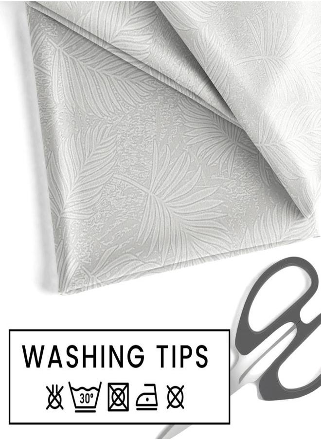 Intex Curtains House - Intexhome  Anallia Linen Rectangle Tablecloth Suitable For Reciption , Living Rooms And Kitchen Tables - Modern Design - Set Of One Piece - Image 1