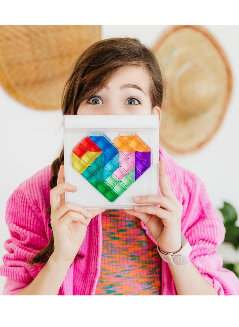 آي كيو لعبة ألغاز لعبة المكعبات المضيئة تحفز العقل وتطلق الابداع لعبة بازل  مع 120 تحدي العاب ذكية, ألعاب تعليمية, بازل,العاب منتسوري- العاب اطفال-العاب تنميه - العاب تعليميه - Image 2