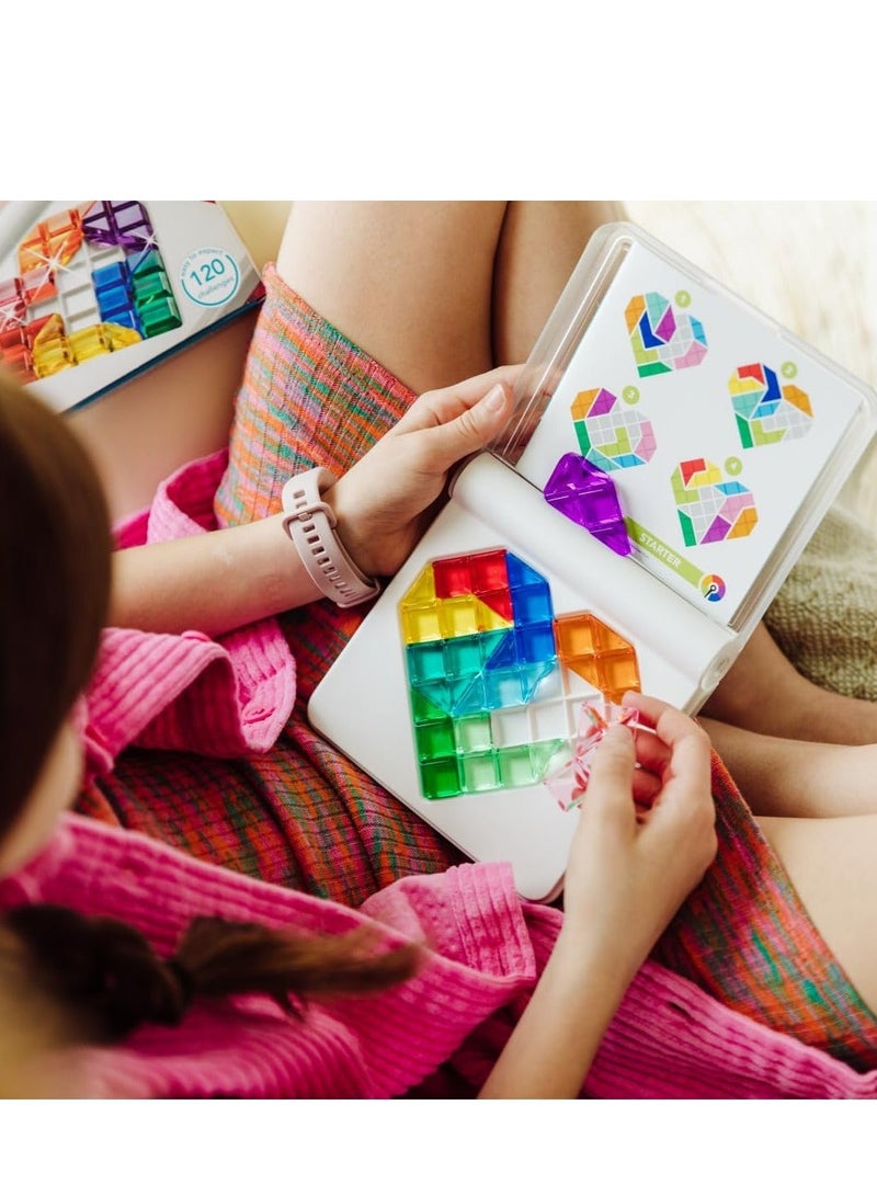 IQ Light-Up Puzzle Cube Game with 120 Challenges – Educational Brain Teaser & Logic Puzzle – Montessori STEM Learning Toy for Kids – IQ & Problem Solving Game - Image 4