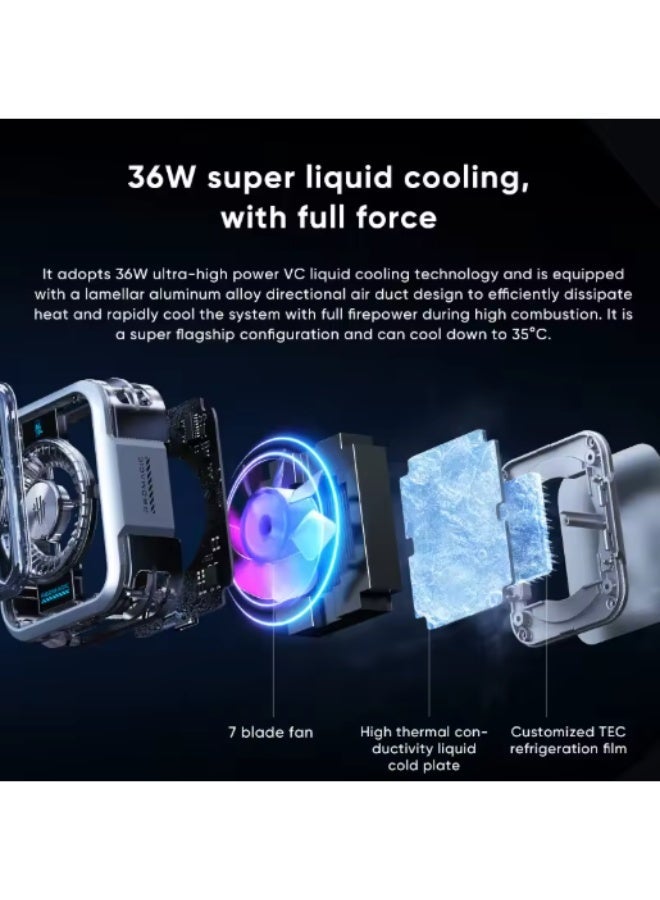 ريد ماجيك مبرد ريد ماجيك الأصلي 5 اصدار حديث مع تهويه جيده و يدعم توصيل بلوتوث - Image 5