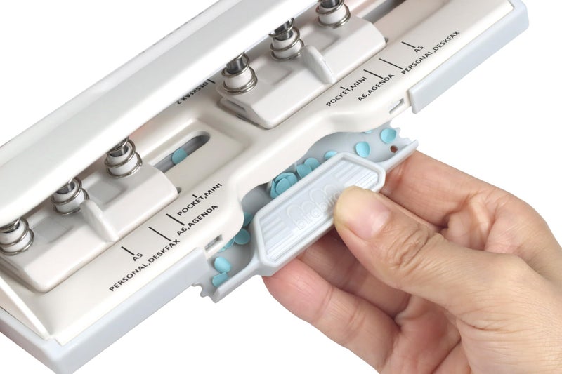 Bira Craft Adjustable 6 Hole Punch, Off White, 8 Sheet Capacity, Mini/Pocket A3/ A4 / A5 / A6 / Agenda/Personal/Deskfax, Performance Guaranteed - Image 5