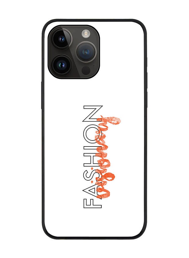 Stylizedd Rugged Black edge case for Apple iPhone 14 Pro Max Slim fit Soft Case Flexible Rubber Edges Anti Drop TPU Gel Thin Cover - Fashion Visionary - Image 1