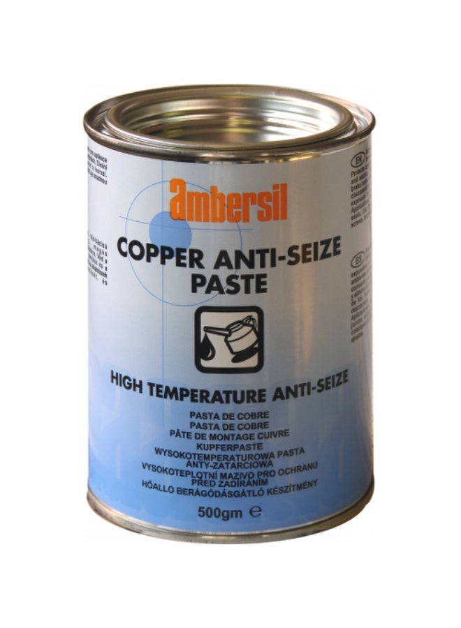 امبيرسيل AMBERSIL COPPER ANTI-SEIZE PASTE 500G معجون نحاسي مضاد للقفش – حماية فائقة من التآكل والالتصاق في درجات الحرارة العالية - Image 1