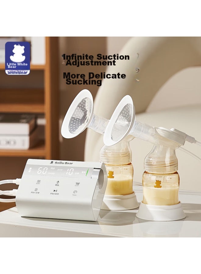 Snow Bear Snowbear Electric Double-sided Breast Pump, Adjustable Without Limits, Fully Automatic, Portable, Milk Extractor, 3061 - Image 3