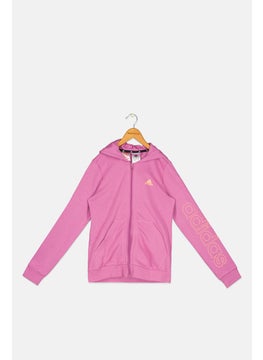 Adidas Kids Boy Sportswear Fit Long Sleeve Outdoor Sweatshirt, Light Purple  - Image 1