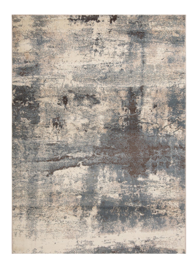 LOFT FERRERA,OUTDOOR,RUG,SOFA RUG,LIVING RUG,SIZE 160X220CMS,FABRIC,LIGHTE BEIGE,GREY,EGYPTION MADE- 7127/EC9-W  - Image 3