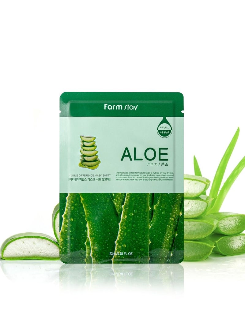 Farm Stay Visible Difference Aloe Vera Mask Sheet 23ml - Image 2