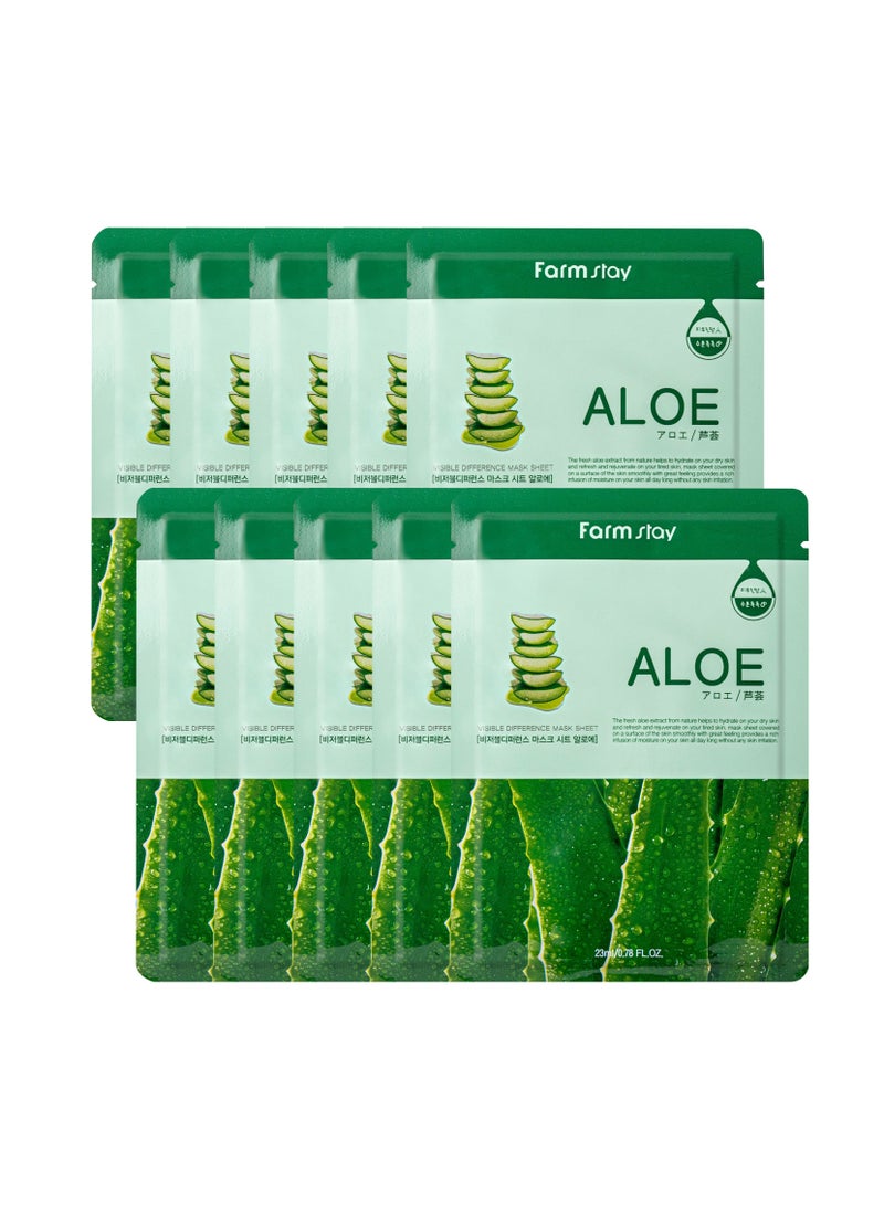 Farm Stay Visible Difference Aloe Vera Mask Sheet 23ml - Image 5