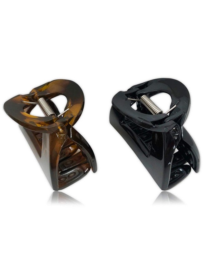 سكانشي مشابك فك Scunci No-Slip Grip مقاس 5.5 سم، للنساء والرجال، ثبات طوال اليوم، قطعتان في العبوة (عبوة واحدة إجمالاً) - Image 2