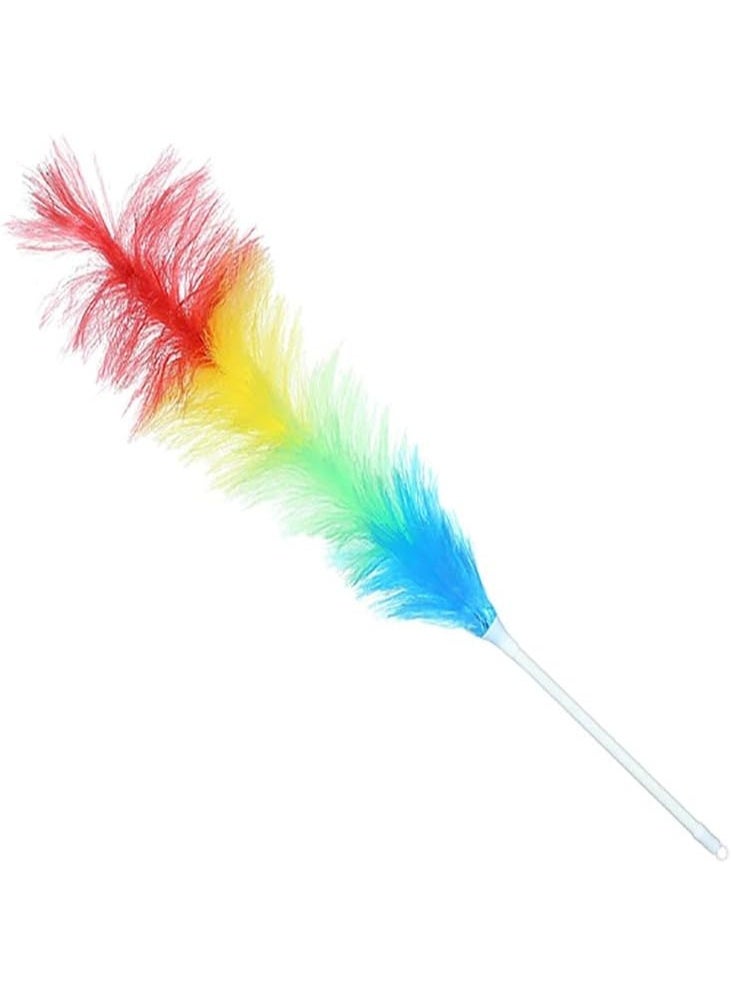 Extendable Microfiber Duster Brush – 80CM to 130CM Long Handle – Multi-Color, Washable, Anti-Static Feather Duster for Car, Home, Office – Scratch-Free, Bendable, High-Reach Cleaning Tool - Image 2