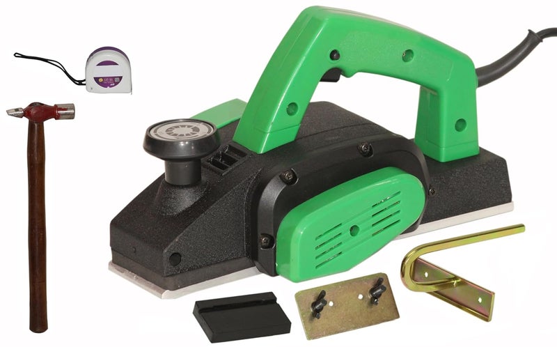 Digital Craft Wood Planer 1400W Machine of Carpentry HighPower MultiFunction Electric Planer Professional Woodworking Machine Electric Planer Machine 82MMHammer 200 gmTape 3Mtr