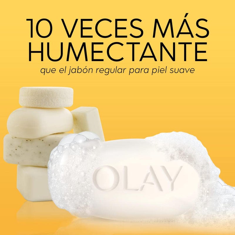 Olay Ultra Moisture Beauty Bar Soap with Shea Butter - 3.17oz - 4 ct - Image 3