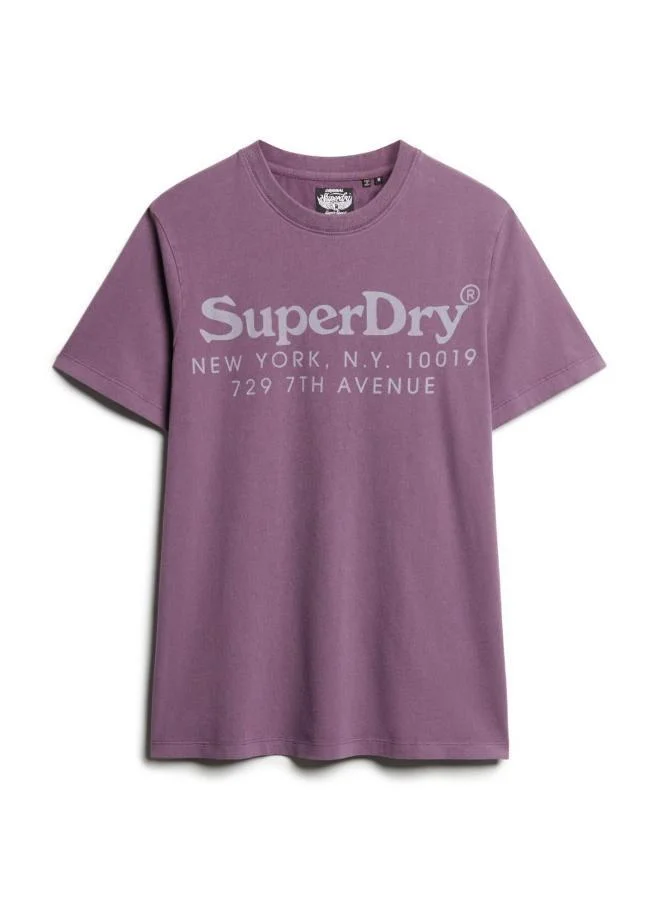 Superdry Tonal Venue Logo T Shirt