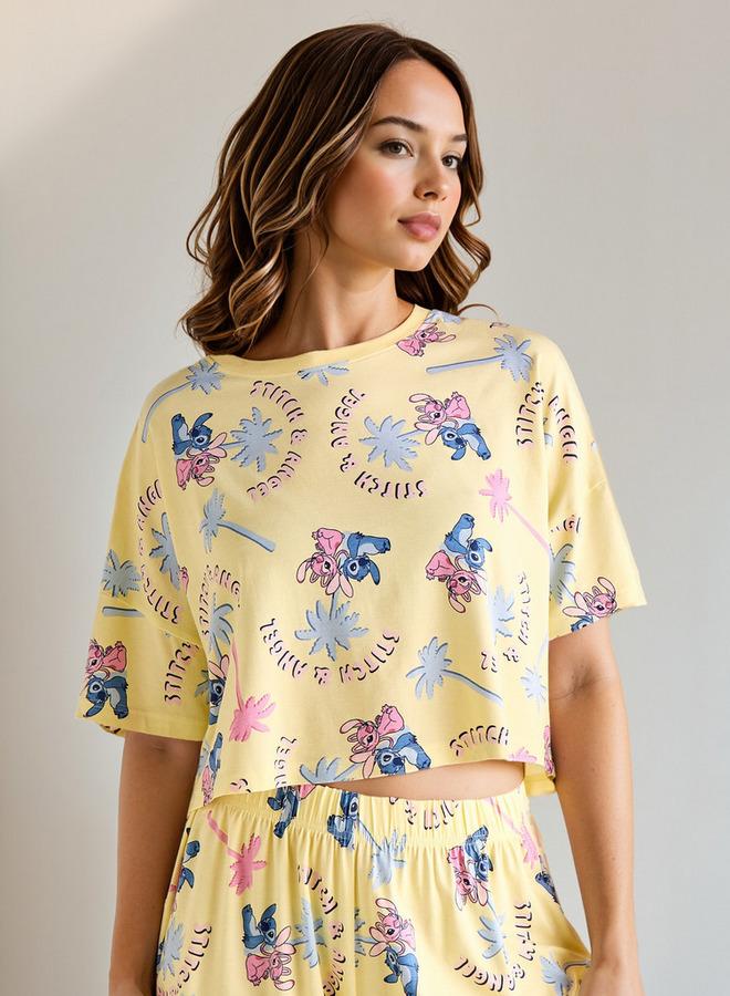 سبلاش فيڤ طقم شورت بطبعة ملاك وغرزة - Image 3