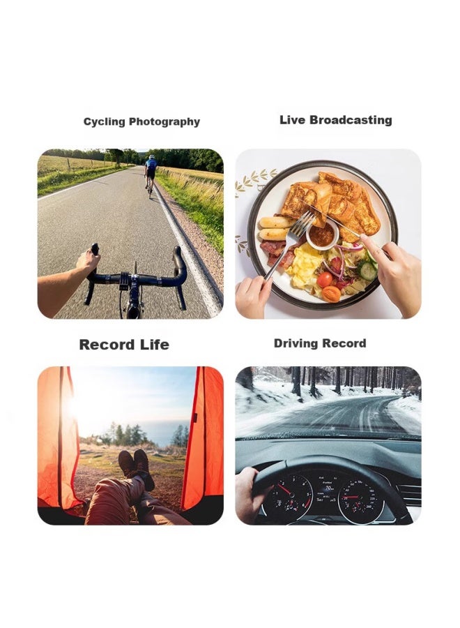 Jowoye Head-mounted Phone Holder Sports Camera Dji 360 Immersive Tiktok Video Recording First-person View Video Angle Driving Car Fixed Top Headband Fishing Wearable Bracket - Image 4