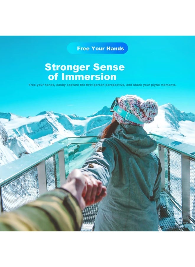 Jowoye Head-mounted Phone Holder Sports Camera Dji 360 Immersive Tiktok Video Recording First-person View Video Angle Driving Car Fixed Top Headband Fishing Wearable Bracket - Image 3