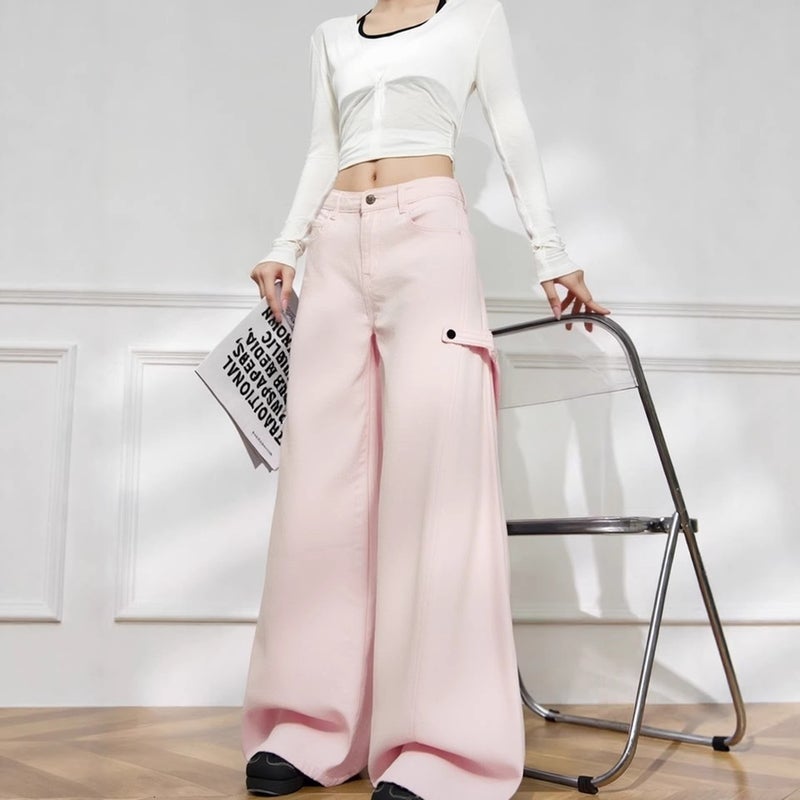 Unisex Casual Daily Denim Jeans - Image 5